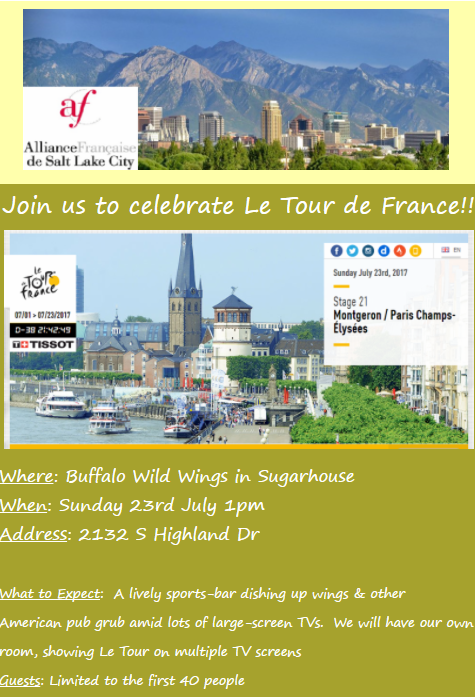 Invite Image tour de france 2017